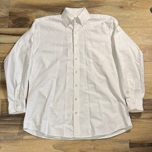 Proper Cloth White Oxford Button-Down Shirt | Men’s Size 17.5” Neck